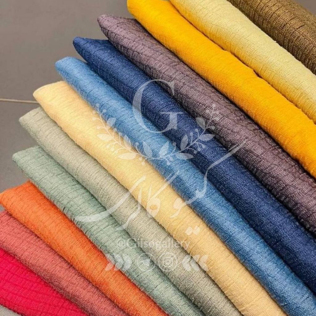 فروش اینترنتی شال پفکی درجه یک  رنگبندی کامل ارسال فوری