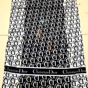 شال نخی طرحدار لب ریش