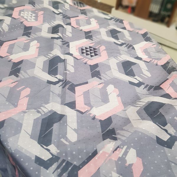 شال نخی لب ریش طرح بندی