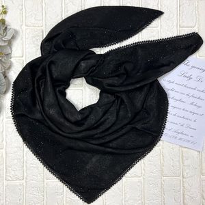 قیمت ارزان روسری مجلسی کوپرا حاشیه نگین و مروارید مشکی