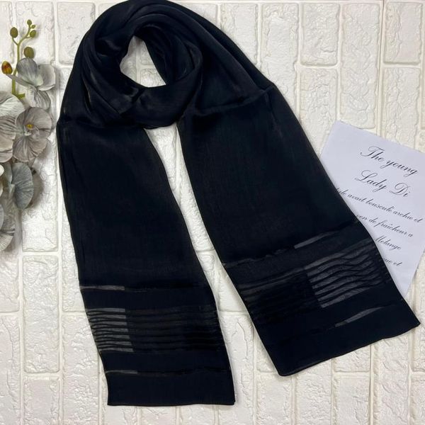 شال ویسکوز مشکی ابریشم مجلسی وارداتی