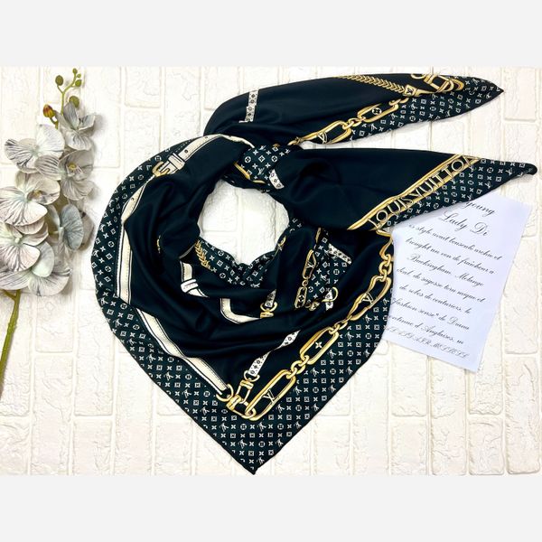 روسری مجلسی ابریشم توییل قواره 140