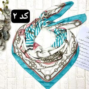 فروش اینترنتی روسری ابریشمی مجلسی دور دست دوز وارداتی ، قواره 120