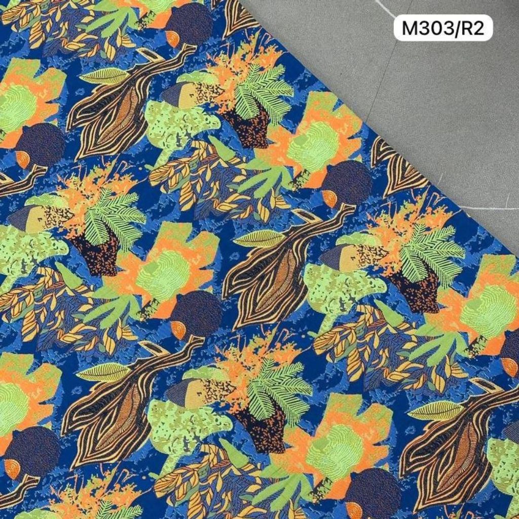 خرید اینترنتی پارچه ژاکارد طرح برگ