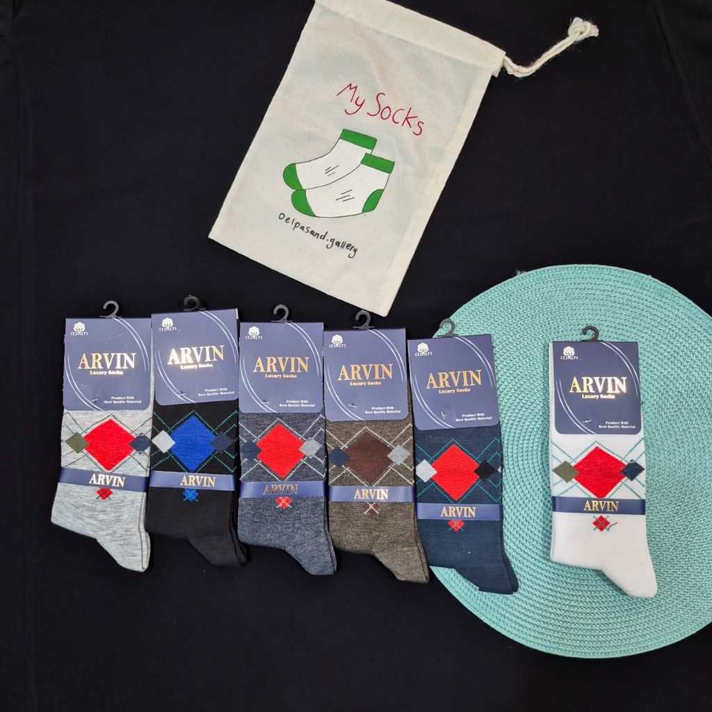 مشخصات جوراب ساقدار مردانه طرح اسکاچی