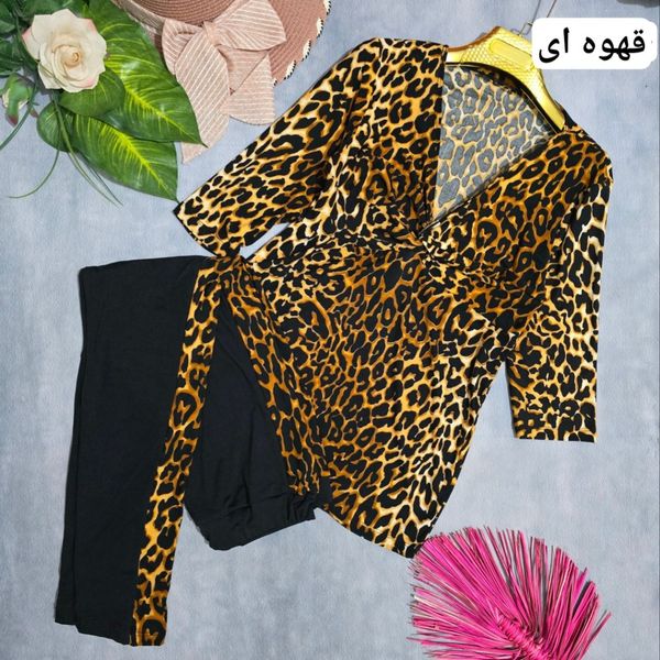 بلوز شلوار گره ای زنانه کد 1444