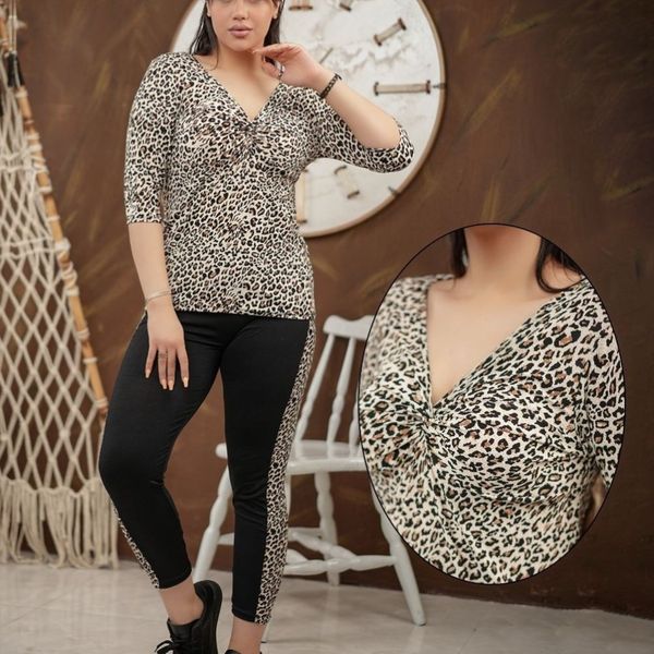 بلوز شلوار گره ای زنانه کد 1444