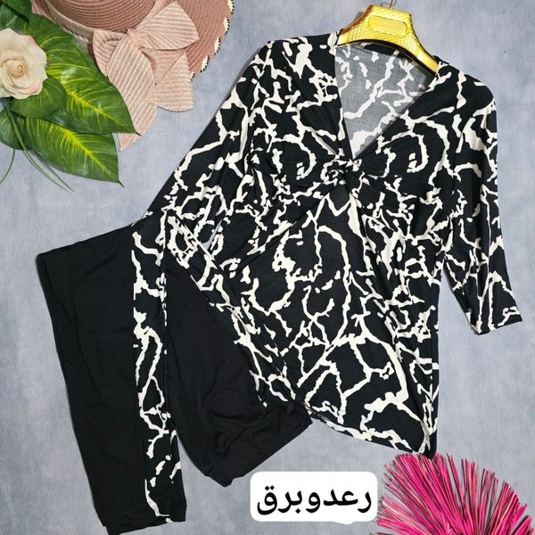 بلوز شلوار گره ای زنانه کد 1444