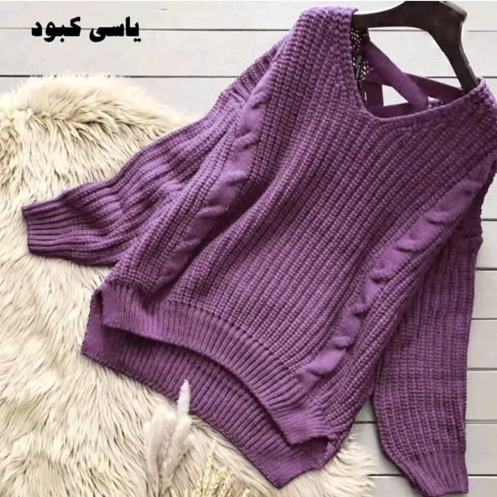 خرید اینترنتی بلوز بافت زنانه پاییزه فری سایز 38 تا 48 نخ ترک