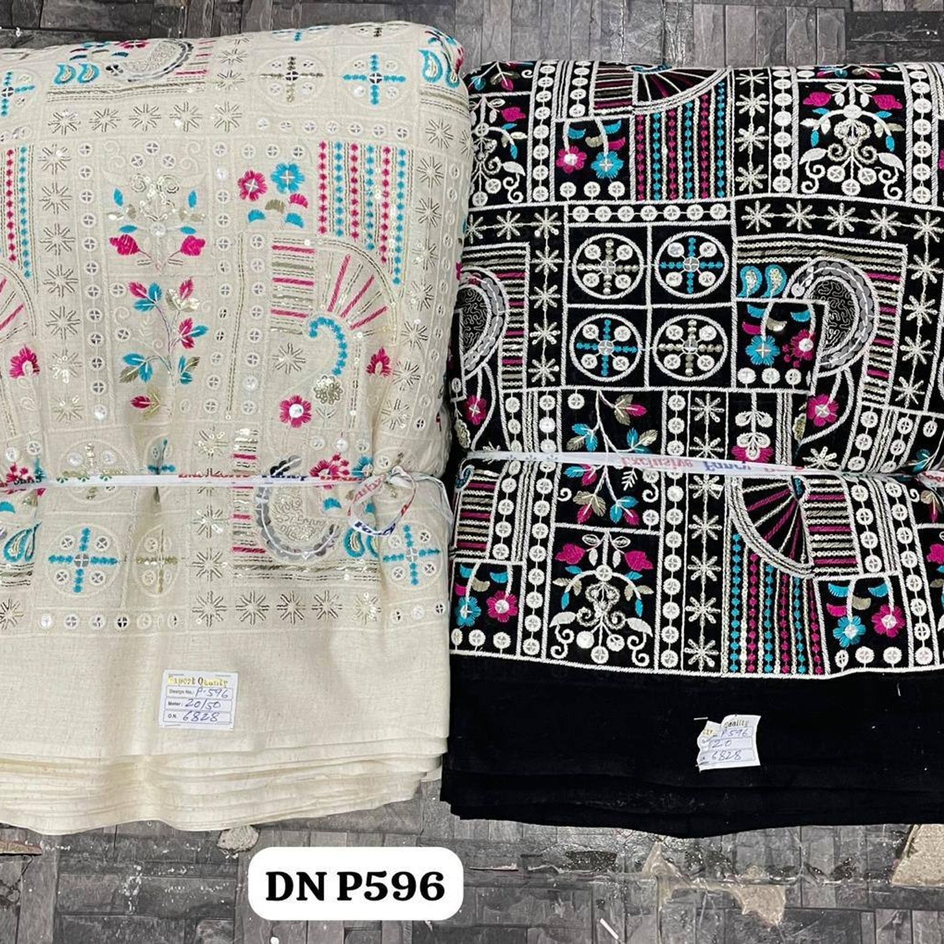 فروش اینترنتی لینن سوزندوزی DN P596