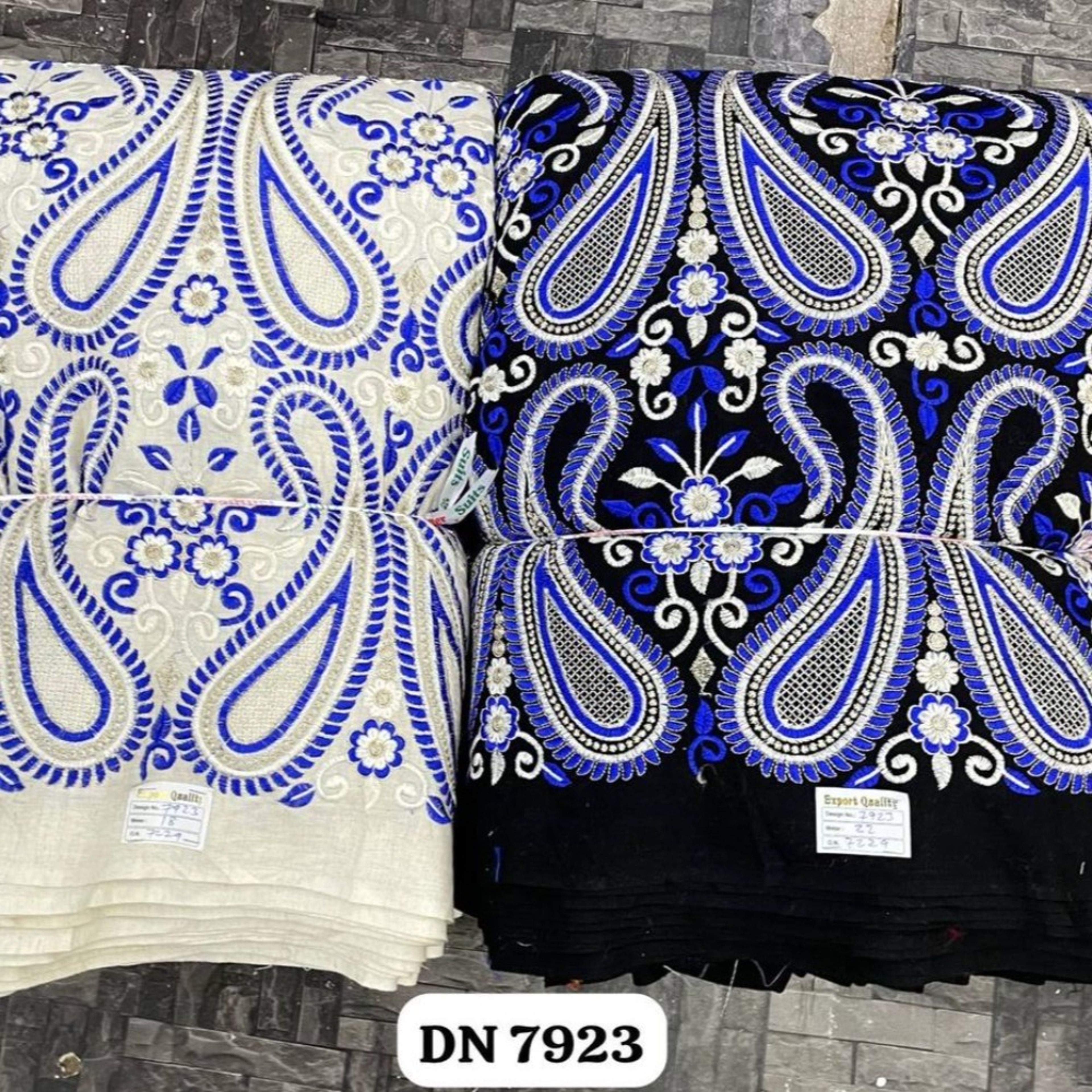 خرید آنلاین لینن سوزندوزی DN 7923