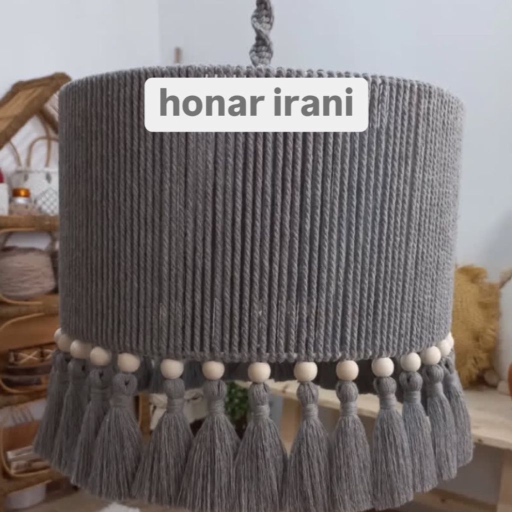 فروش اینترنتی لوستر مکرومه بافی