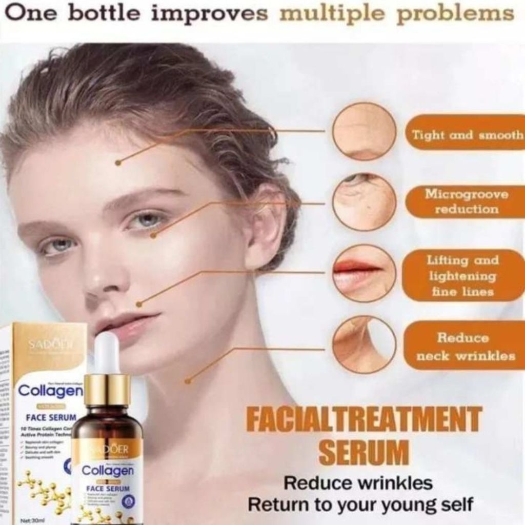 خرید اینترنتی سرم صورت چندکاره بمب جوانسازی کلاژن سادور ? SADOE