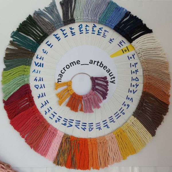 دیوارکوب برگ مکرومه وکنف مدل گیلدا