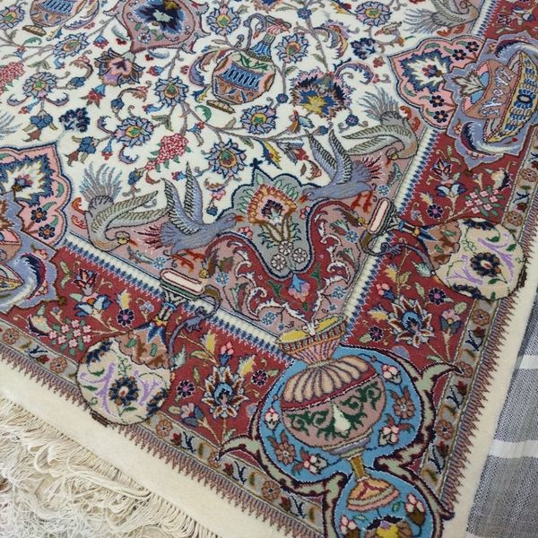 فرش دستبافت جفت 6متری خطیبی کد 02