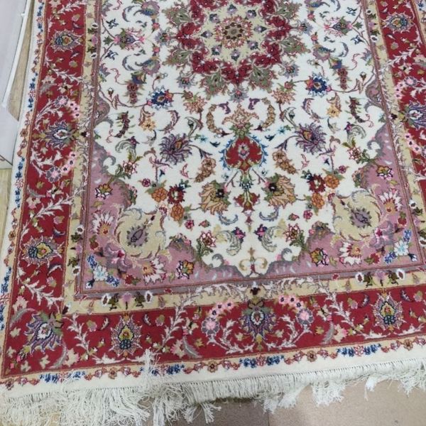 فرش دستبافت جفت 6متری طرح تبریز کد 09