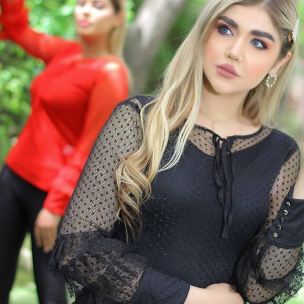بلوز مجلسی دخترانه کد 7895