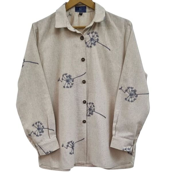 شومیز خامه‌دوزی لینن زنانه