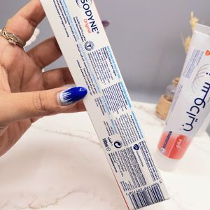 خرید اینترنتی خمیر دندان سفید کننده سنسوداین ‏sensodyne با مراقب