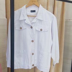 فروش اینترنتی کراپ کت کتان کد 03