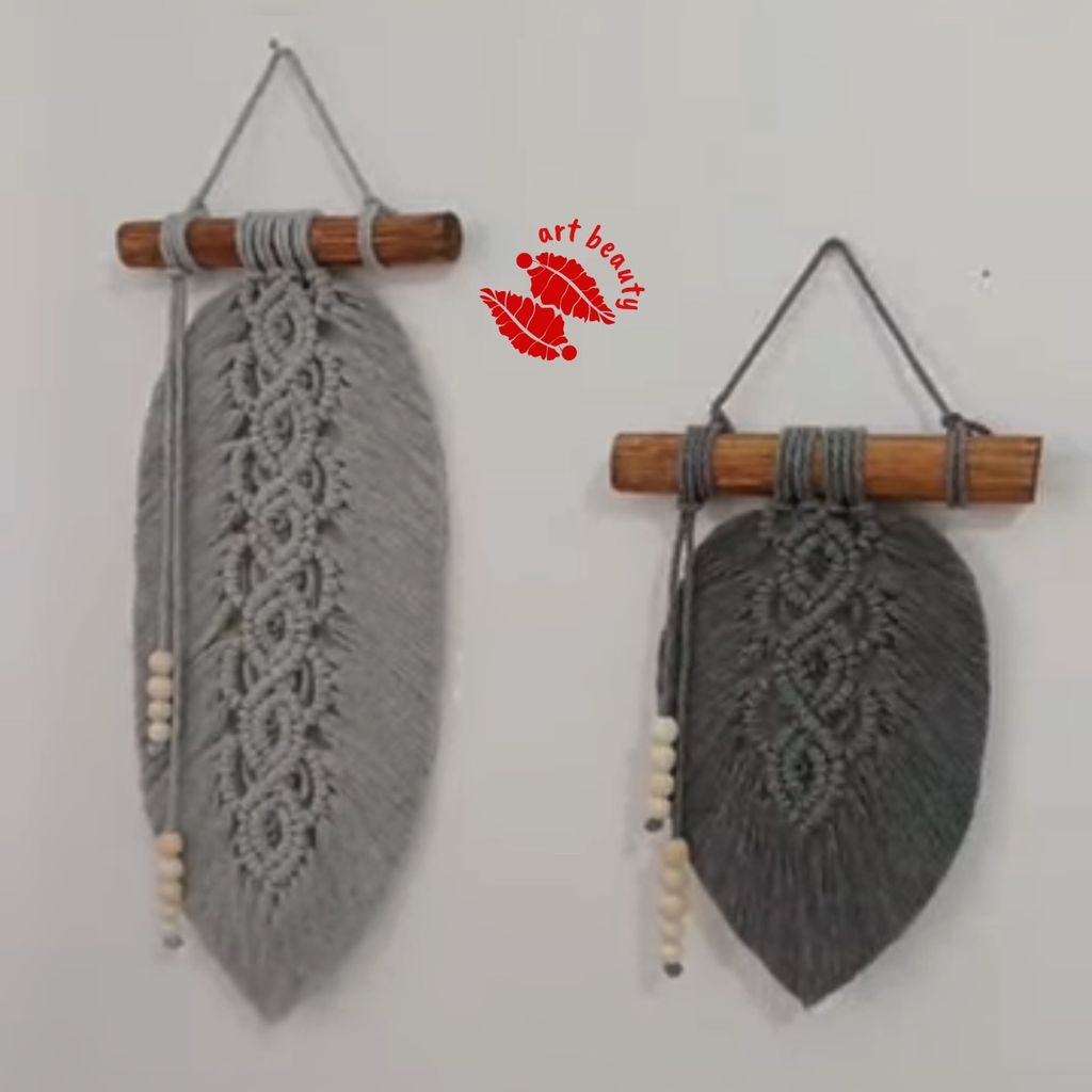 فروش اینترنتی دیوارکوب دوعددی مکرومه مدل ایروانا