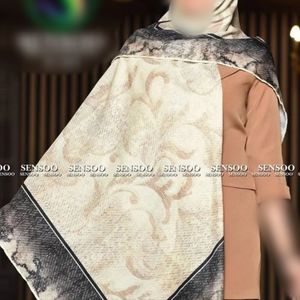 خرید آنلاین روسری حریر قواره 140 دور دوز 
