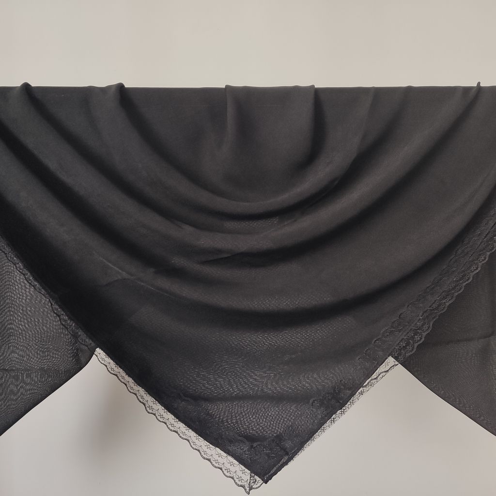 فروش اینترنتی روسری مشکی شانتون دور گیپور