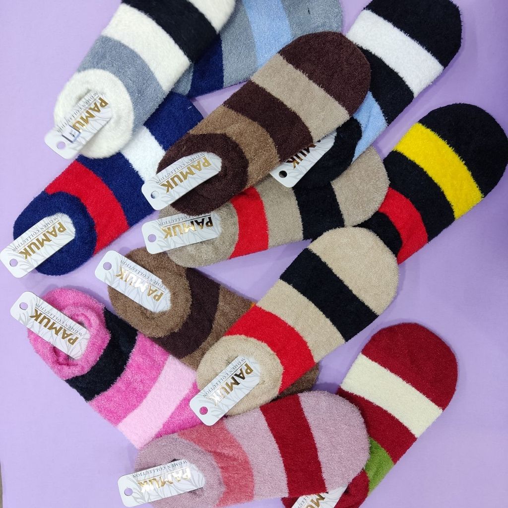 فروش اینترنتی جوراب دخترانه حوله ای کد 4