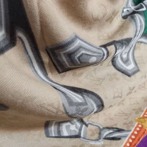 خرید آنلاین روسری نخی LV پاییزه 