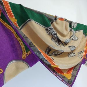 خرید اینترنتی روسری نخی LV پاییزه 