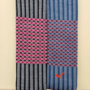 خرید اینترنتی شال بافت طرح دار دو رو