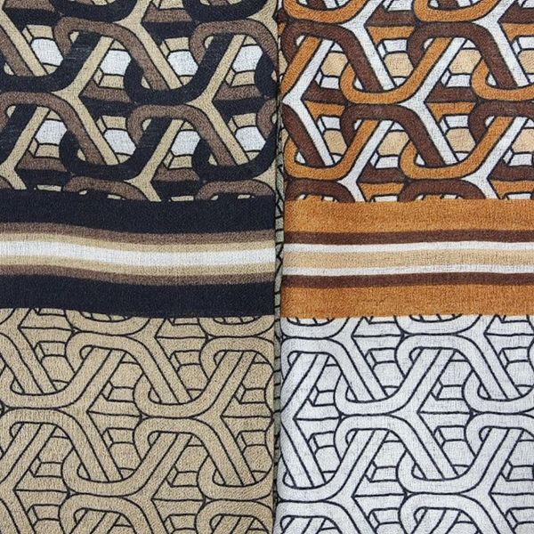 شال نخی پاییزه ریشه پرزی