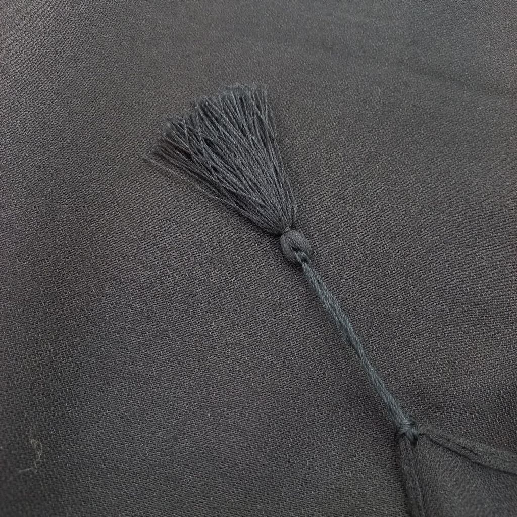 فروش اینترنتی روسری نخی مشکی ساده 