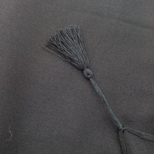 فروش اینترنتی روسری نخی مشکی ساده 