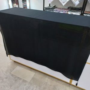 خرید آنلاین روسری نخی مشکی ساده 