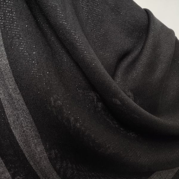 روسری مشکی لمه قواره 140