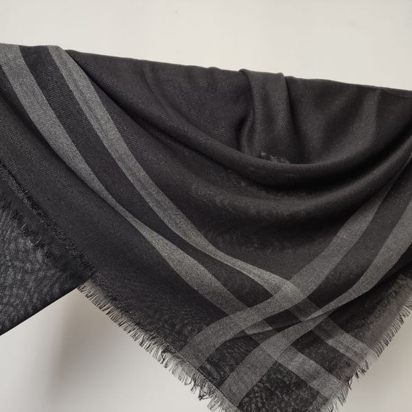 روسری مشکی لمه قواره 140