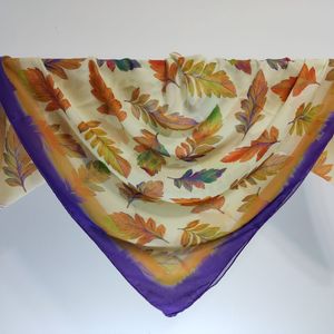 روسری نخی برگ قواره 140