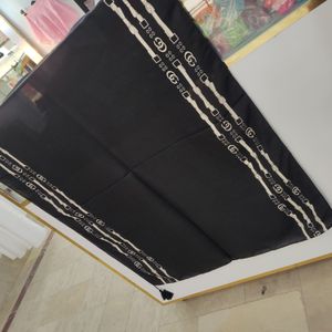 شال مشکی نخی GUCCI