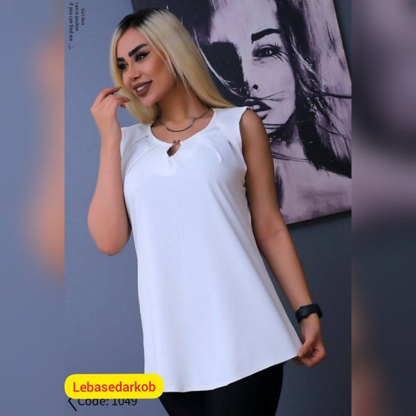 تاپ زنانه یقه گرد کد 302