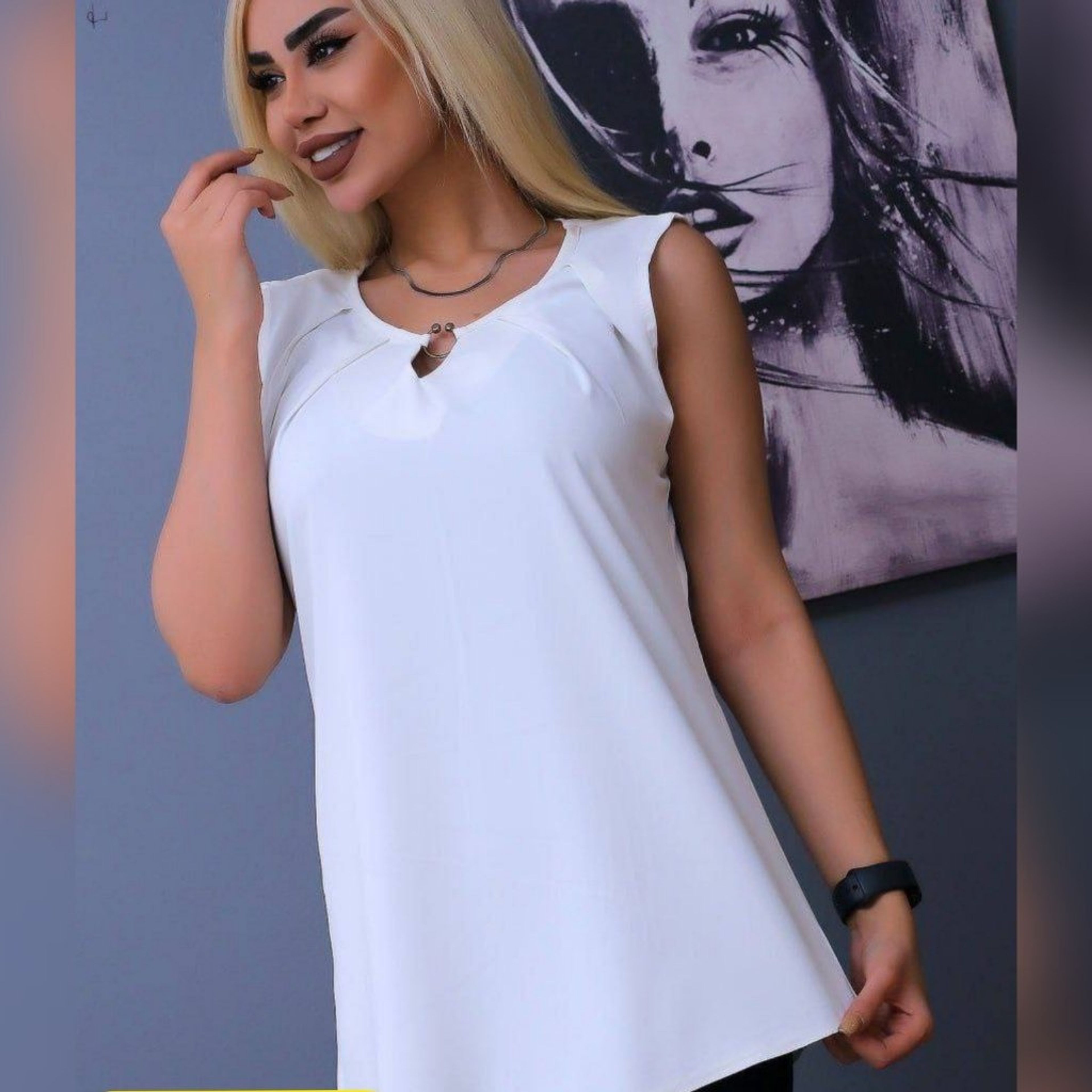 خرید آنلاین تاپ یقه گرد