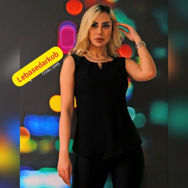 تاپ زنانه یقه گرد کد 302