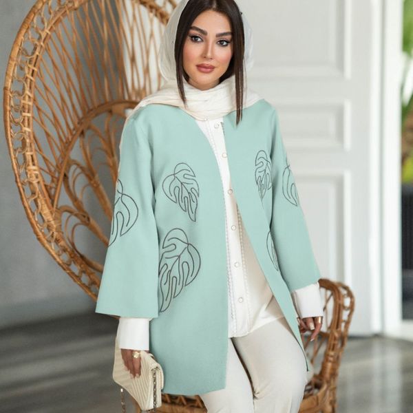 مانتو زنانه مجلسی گلدوزی ویان4