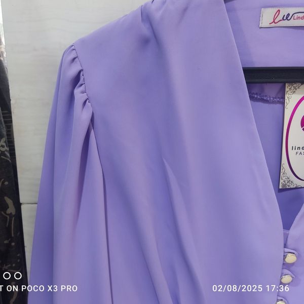 شومیز کراپ پردکمه کد 1024