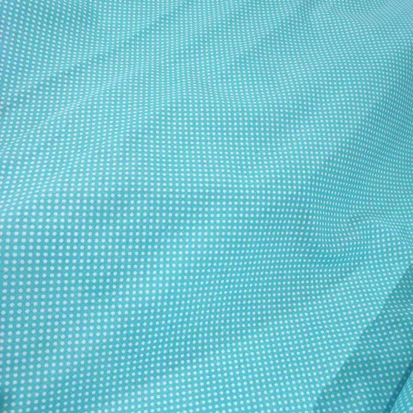 پارچه آشپزخانه مدل خال ریز زمینه آبی عرض 2 متر