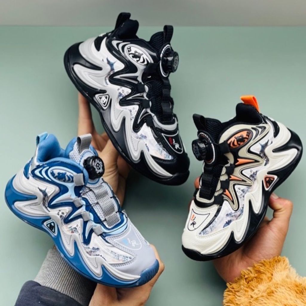 قیمت ارزان کتونی بچگانه طرح بسکتبال برند Ashoes کد 092801