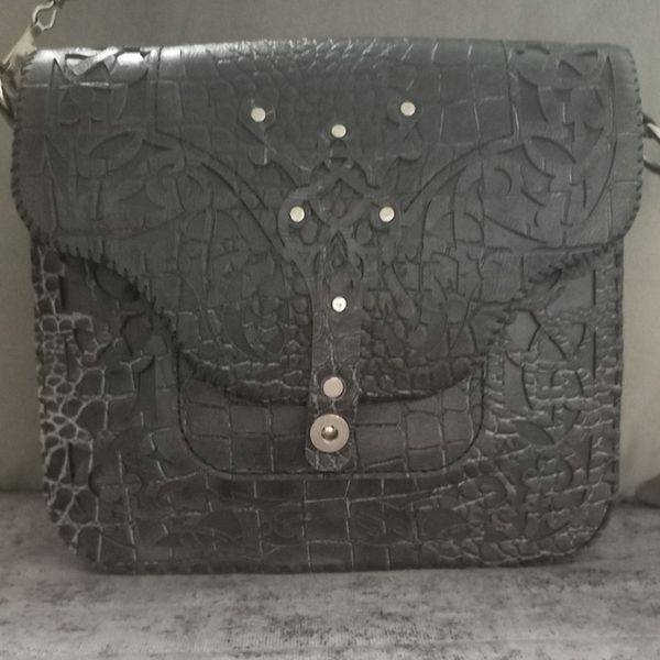 کیف چرم زنانه طرح اسلیمی