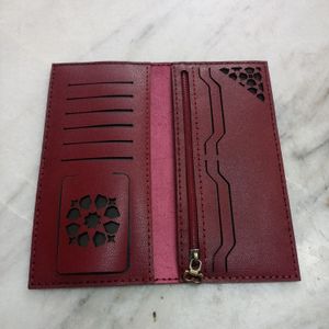 مشخصات کیف  پول چرم طرح اسلیمی