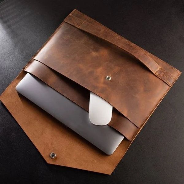 کیف تبلت چرم طبیعی کد 03