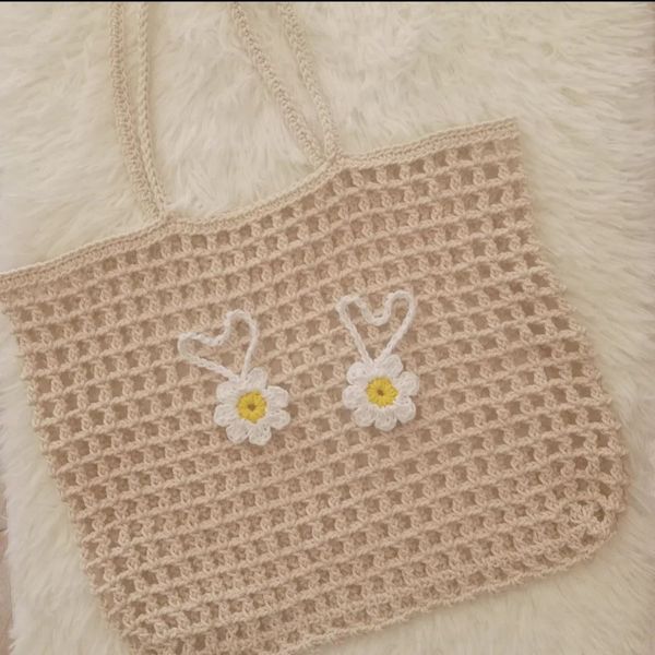 کیف زنانه بافت تابستانه متوسط کد 983